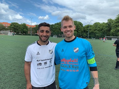 Shimal Ado scorede otternes mål, og Jakob S. Jensen holdt buret rent. Foto: Christian M. Olsen